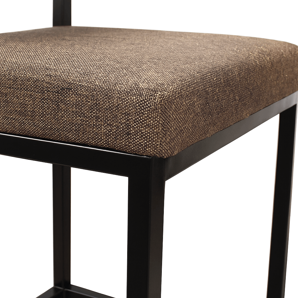 Wood and Metal 2 Seater Dining Table