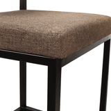 Wood and Metal 2 Seater Dining Table