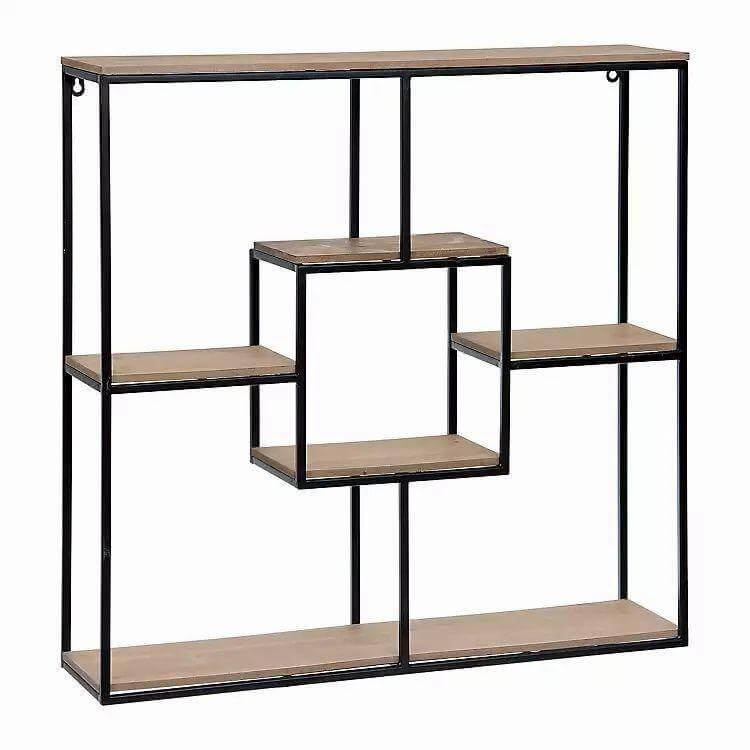 Wood & Metal Modular Wall Shelf - Make in Modern