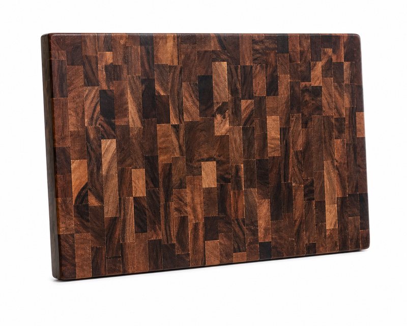 Premium End Grain Wooden Chopping Board | Heavy Duty Butcher Block Cutting Board for Kitchen | Handmade Wooden Cutting Board