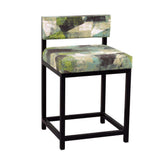 Multicolor Metal Chair set of 2 featuring a modern design with a durable metal frame and stylish seat upholstery.