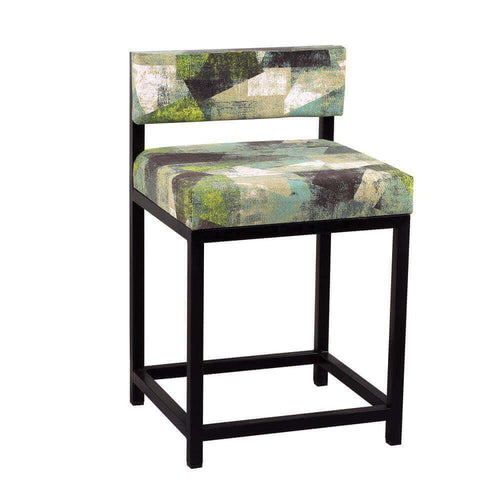 Multicolor Metal Chair set of 2 featuring a modern design with a durable metal frame and stylish seat upholstery.