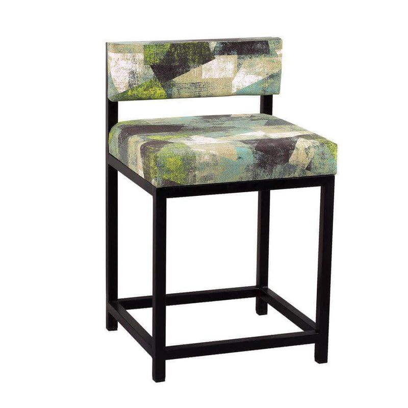 Multicolor Metal Chair set of 2 featuring a modern design with a durable metal frame and stylish seat upholstery.