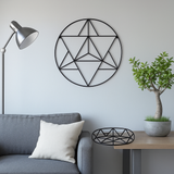 Round metal wall Penal and wall art