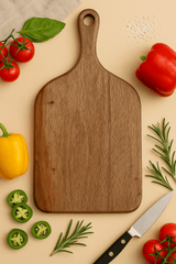 Acacia Hardwood Chopping Board with Handle