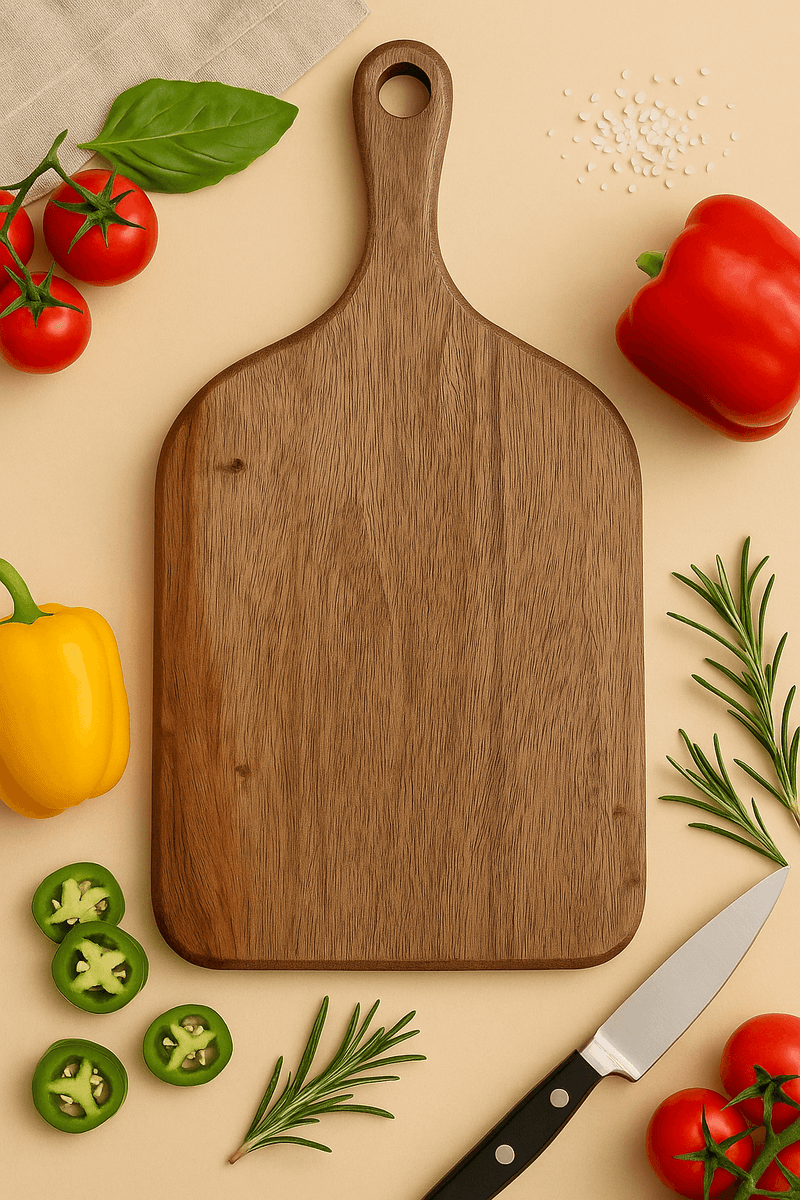 Acacia Hardwood Chopping Board with Handle