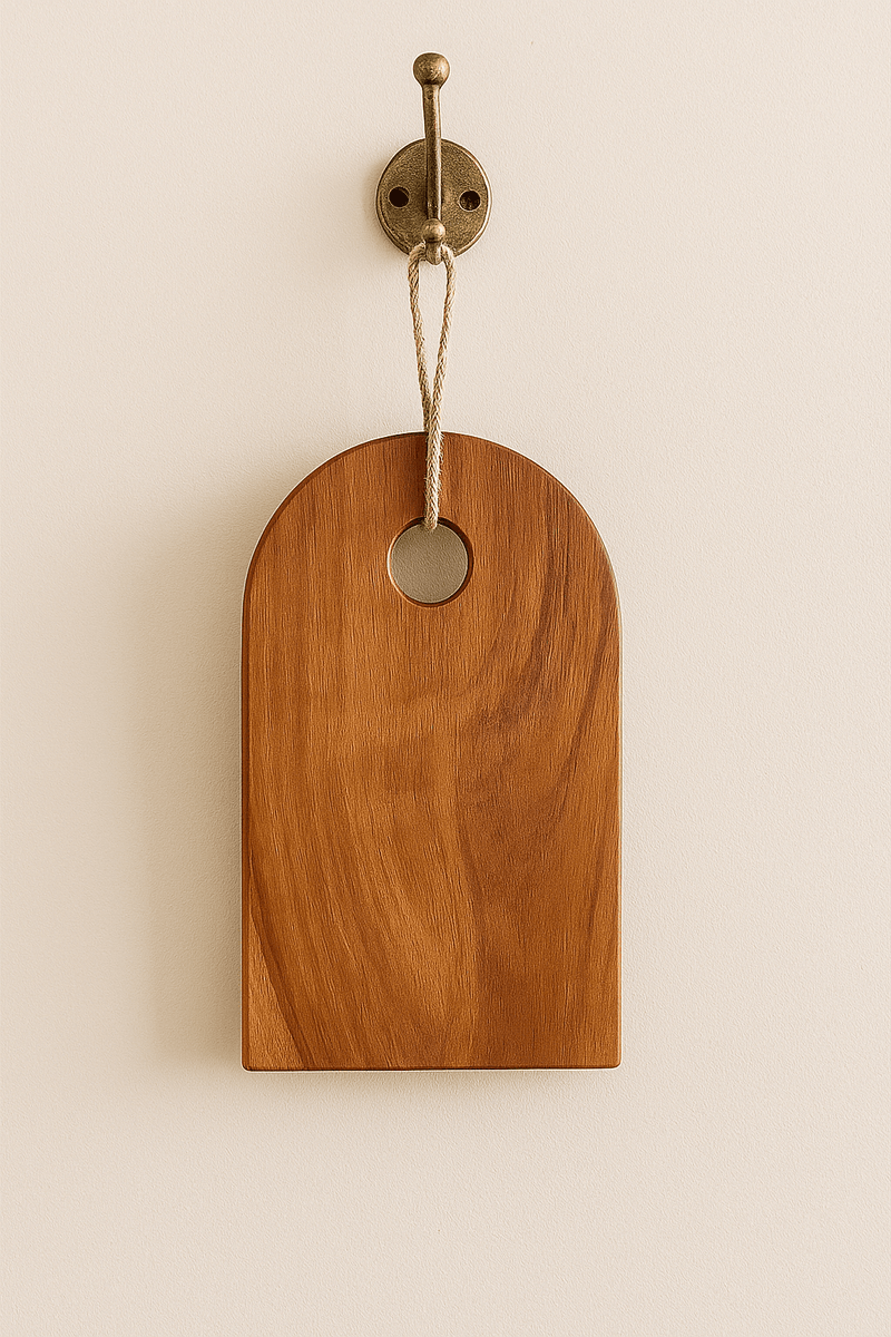 Acacia Wood U-Shaped Brown Wooden Chopping Board