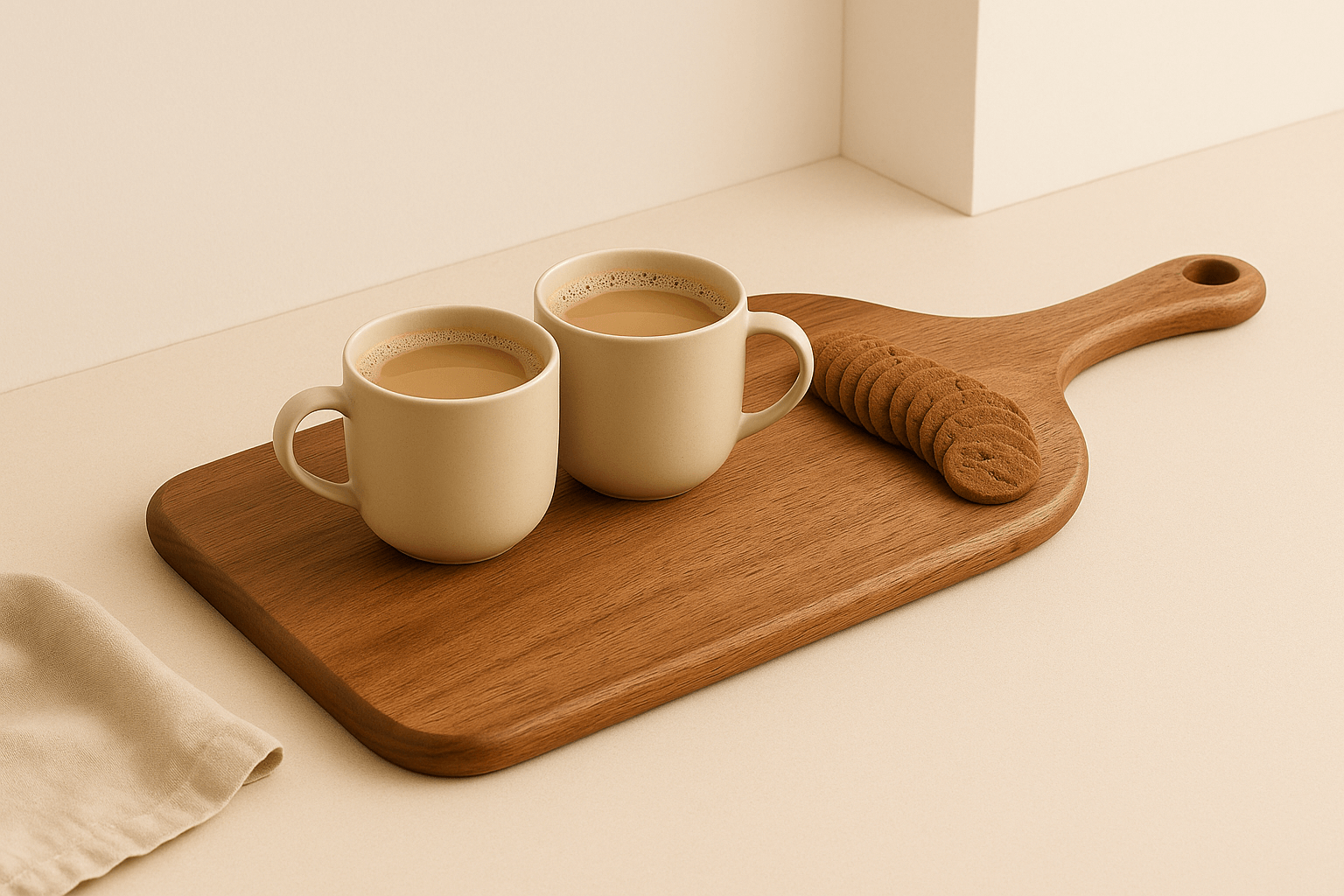 Acacia Hardwood Chopping Board with Handle