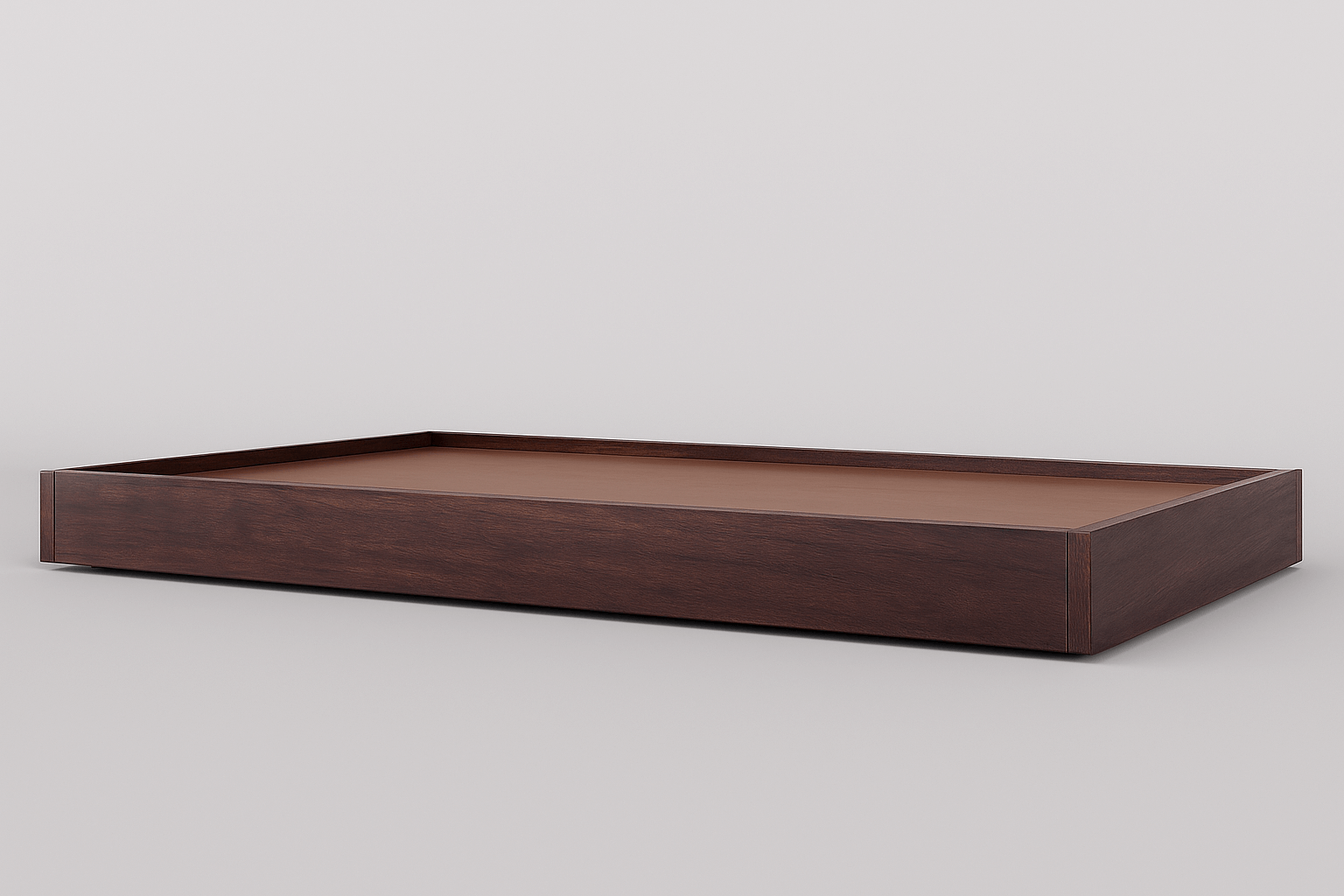 Sheesham Solid Wood Trundle Brown