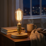 Vintage & Retro Style Golden Shade E27 Edison Table Light Lamp