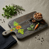 Hand Painting Acacia Wood Chopping - Cutting Board with Handle