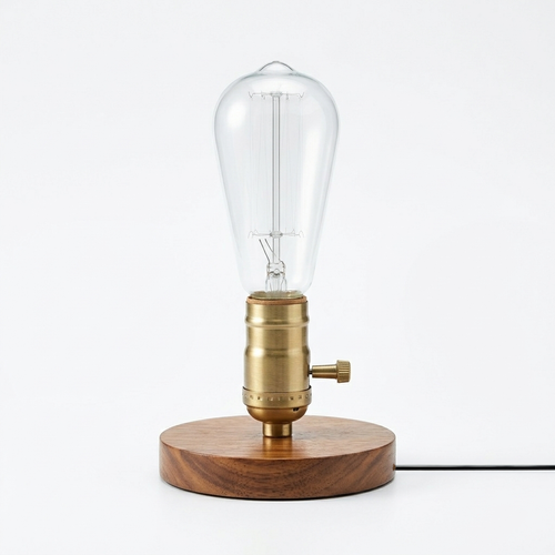 Vintage & Retro Style Golden Shade E27 Edison Table Light Lamp