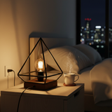 Triangle shape E27 Edison Table Light Lamp