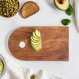 Acacia Wood U-Shaped Brown Wooden Chopping Board