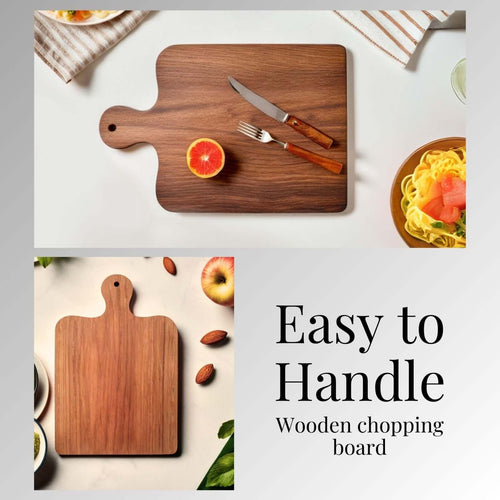 Acacia Wood Chopping Board with Handle