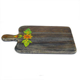 Hand Painting Acacia Wood Chopping - Cutting Board with Handle - Make in Modern