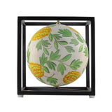 Handprinted Multicolor Decorative Globe Stand - Make in Modern