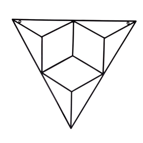 Triangle shape metal wall art - Make in Modern