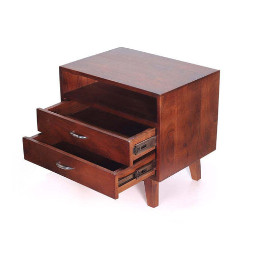 wooden bedside table - Make in Modern