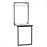 Wood and metal Wall Mount Folding Study Table with Dining Table - Make in Modern