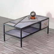 Vintage Metal and Wooden Center Table