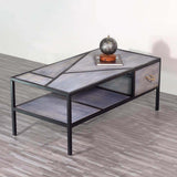 Vintage Metal and Wooden Center Table