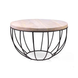 Closed Cup Design Wooden and Metal Coffee Table - Make in Modern