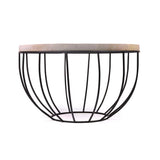 Closed Cup Design Wooden and Metal Coffee Table - Make in Modern