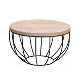 Closed Cup Design Wooden and Metal Coffee Table - Make in Modern