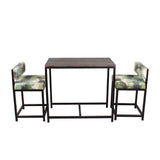 Wood and Metal 2 Seater Dining Table - Make in Modern