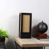Crafted Natural Jute Square Lamp