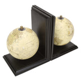 Vintage Style Globe Design Bookends for Home Decor - Make in Modern