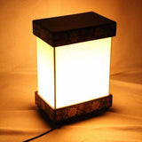 Floral Print Designer Rectangular Table Lamp