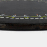 Hand Painted Antique Look Serving Wooden Tray with Handle - Make in Modern