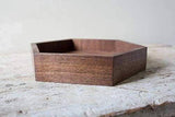 Hexagonal Wooden Serving Tray/Walnut Shade Wooden Tray (Set of 3) - Make in Modern