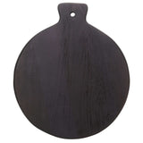 wooden cutting board with handle