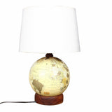 Off-White Shaded Globe Base Table Lamp - Make in Modern