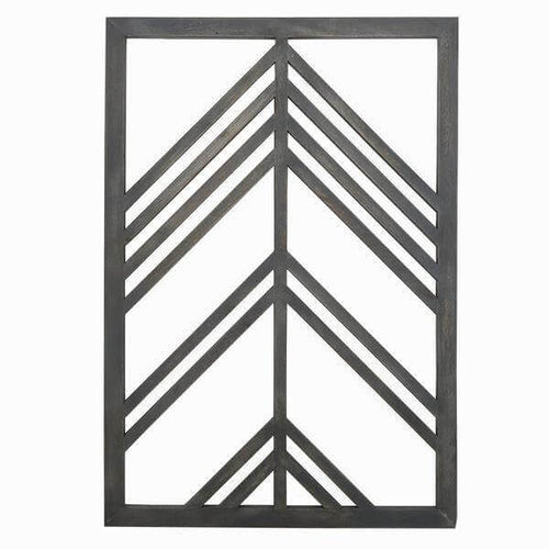 Rectangular Silver Antique Arrow Wall Textured Panel Set - Make in Modern