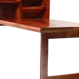 Contemporary Wall Mount Matt Finish Wooden Study Table - Make in Modern