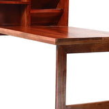 Contemporary Wall Mount Matt Finish Wooden Study Table - Make in Modern