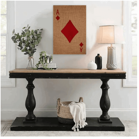 Vintage Style Natural Jute Ace's of Cards Wall Decor (SET OF 4) - Make in Modern