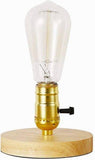 Vintage & Retro Style Golden Shade E27 Edison Table Light Lamp - Make in Modern