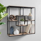 Wood & Metal Modular Wall Shelf - Make in Modern