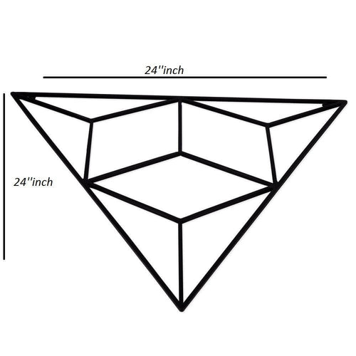 Triangle shape metal wall art - Make in Modern